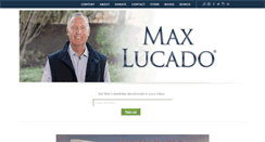 Desktop Screenshot of maxlucado.com