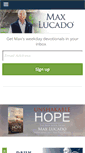Mobile Screenshot of maxlucado.com